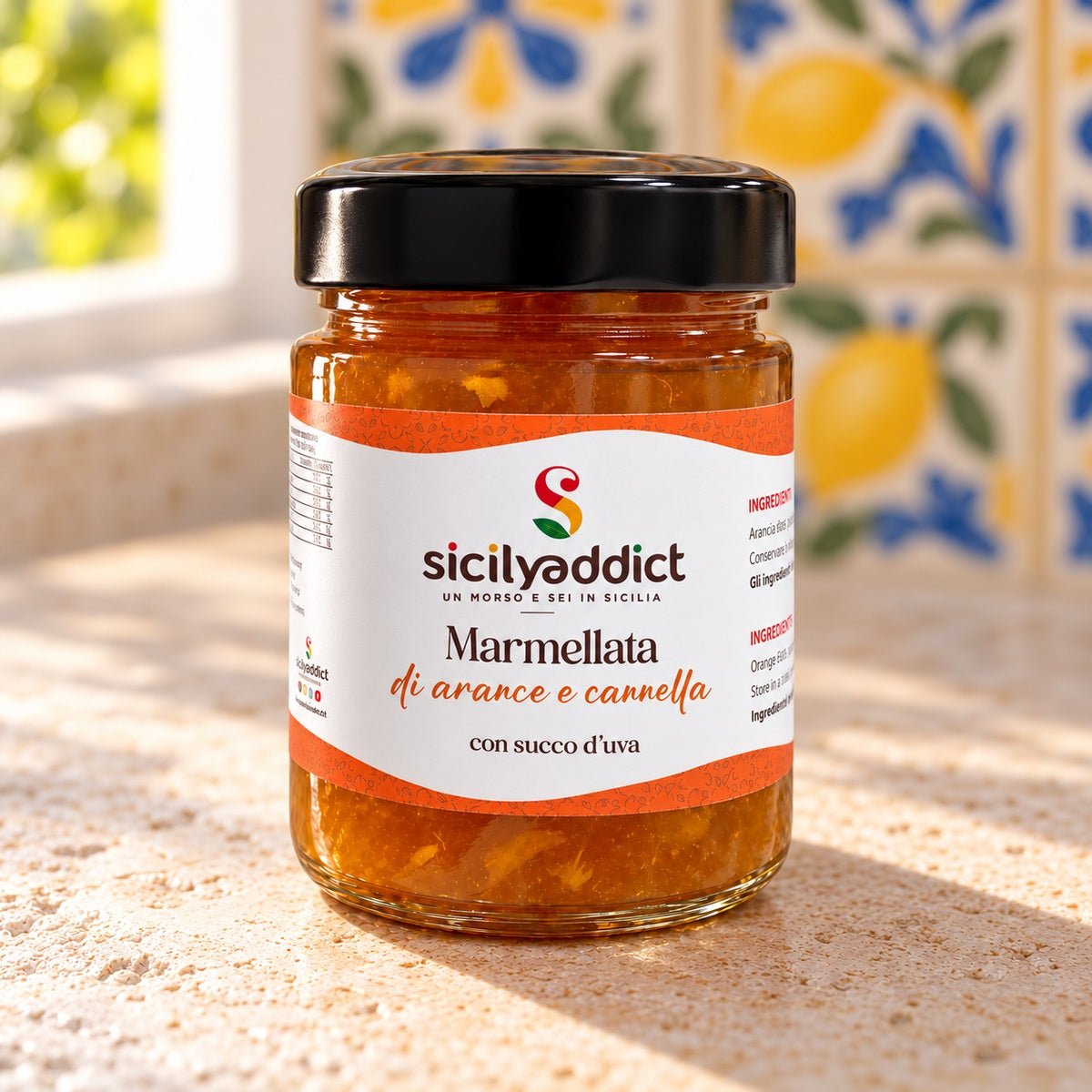Marmellata Arancia e Cannella 240gr - SicilyAddict