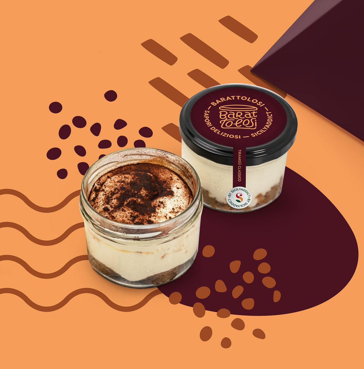 Tiramisù siciliano in barattolo 120g