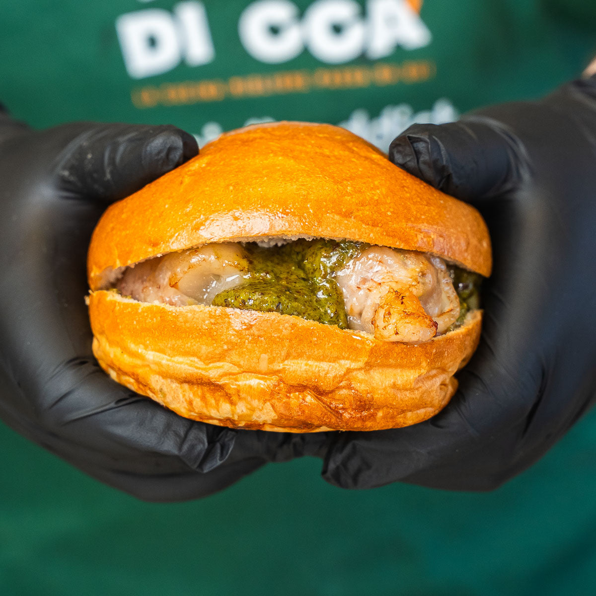 Box mit 2 Braciolino-Burgern vom Schwarzen Nebrodi-Schwein