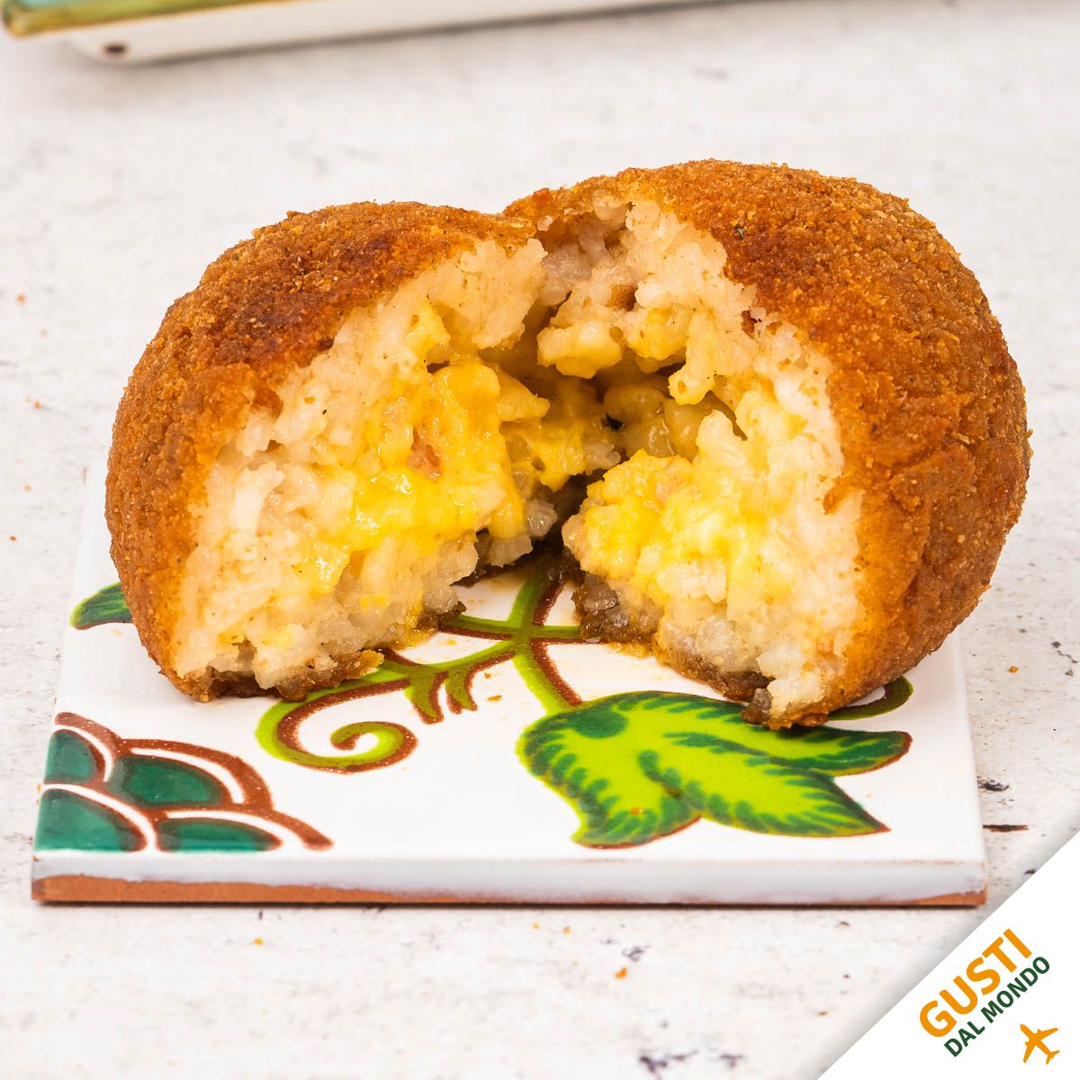 Arancini mit Carbonara-Füllung