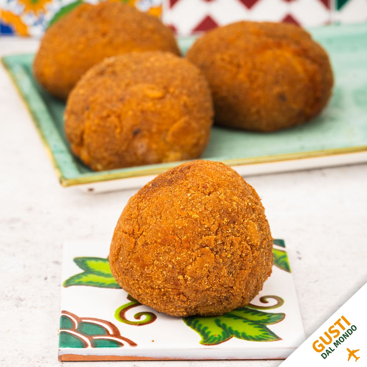 Arancini mit Carbonara-Füllung