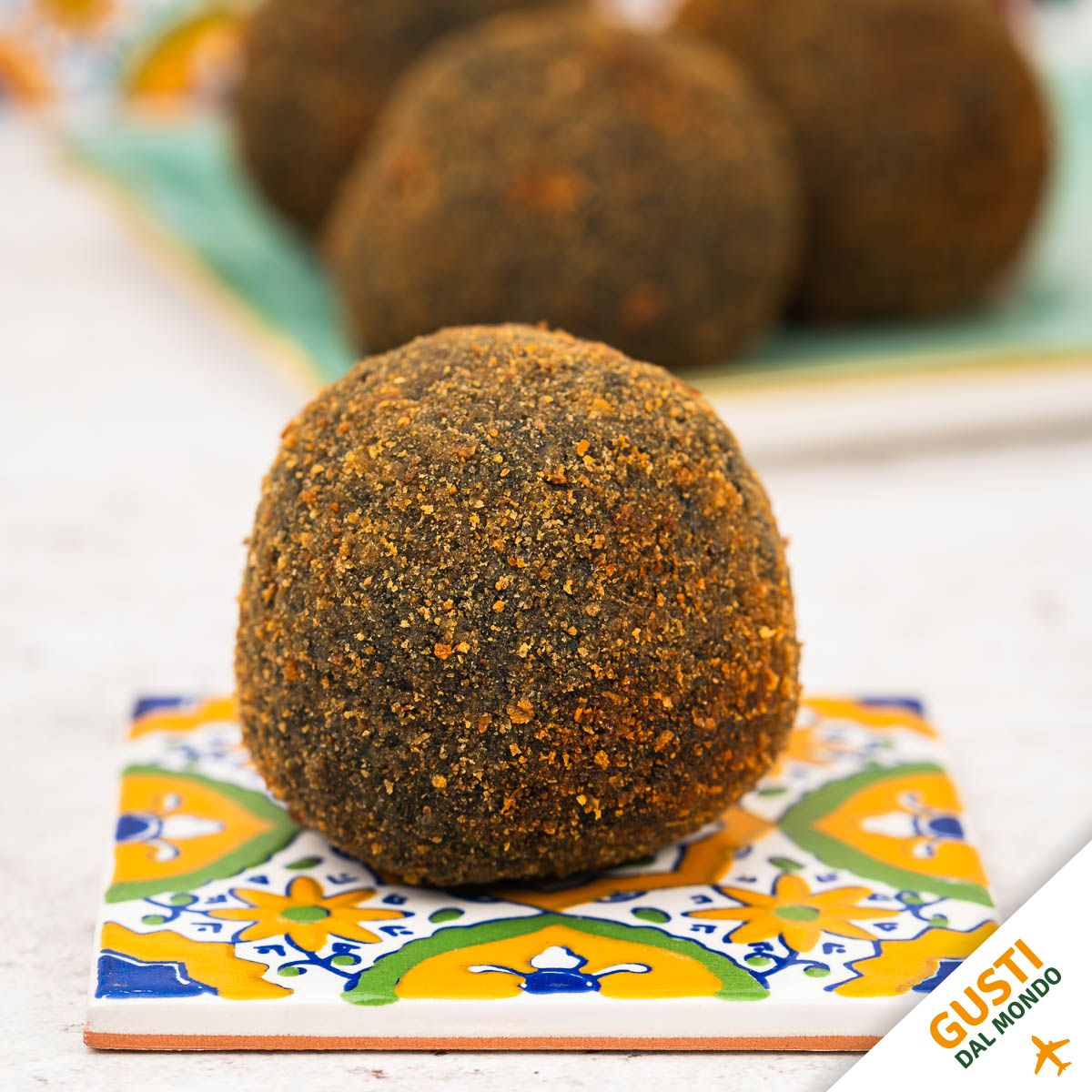 Arancini mit scharfer ’Nduja-Salami