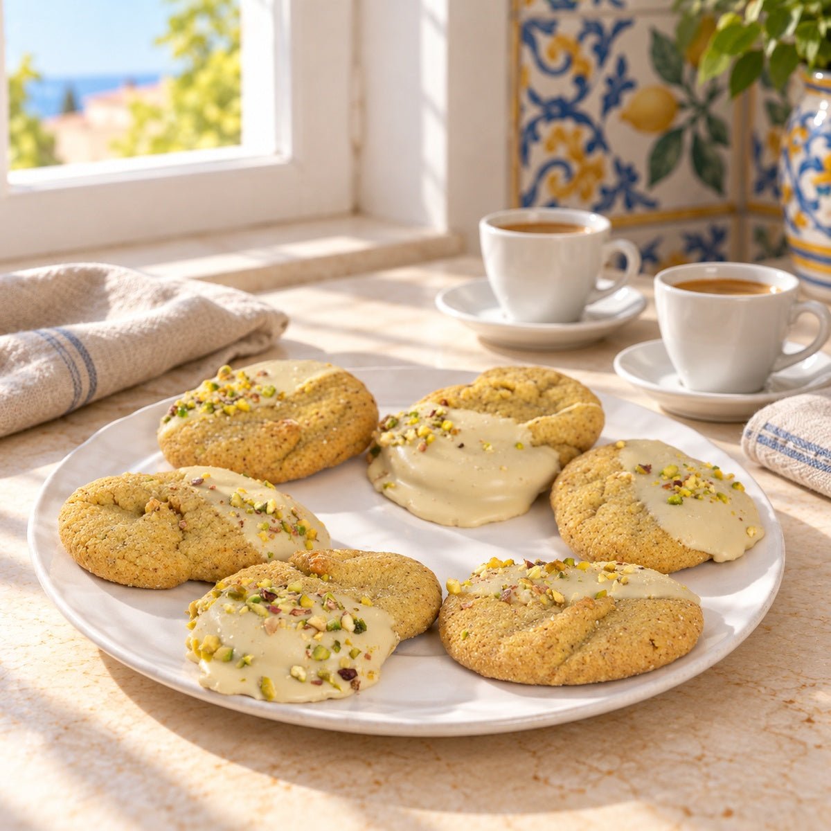 Biscottini al pistacchio 250g - SicilyAddict
