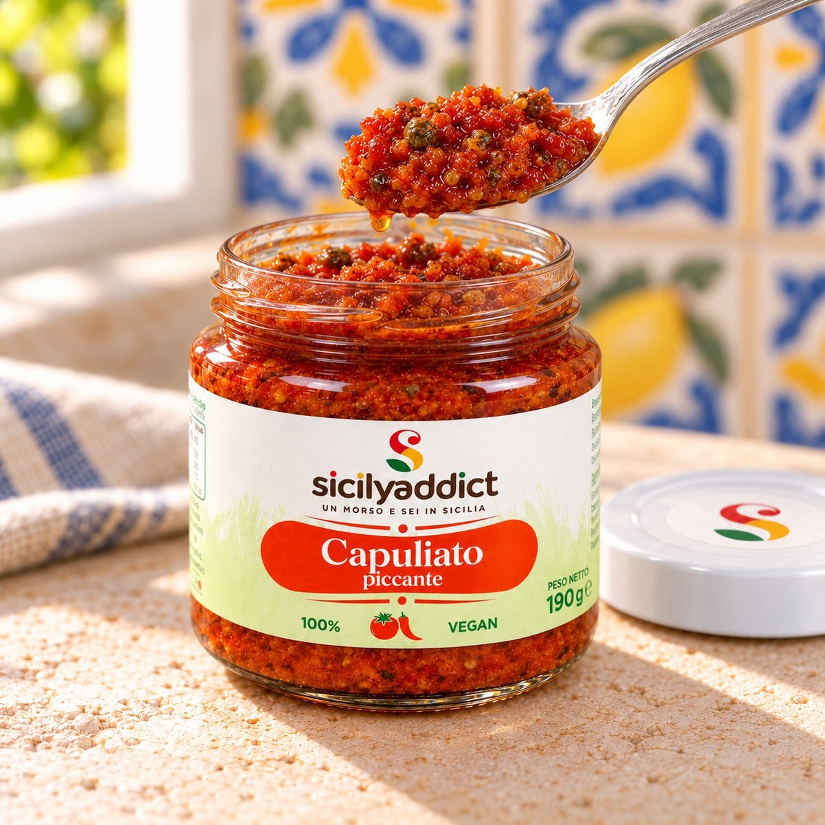 Capuliato piccante 190g - SicilyAddict