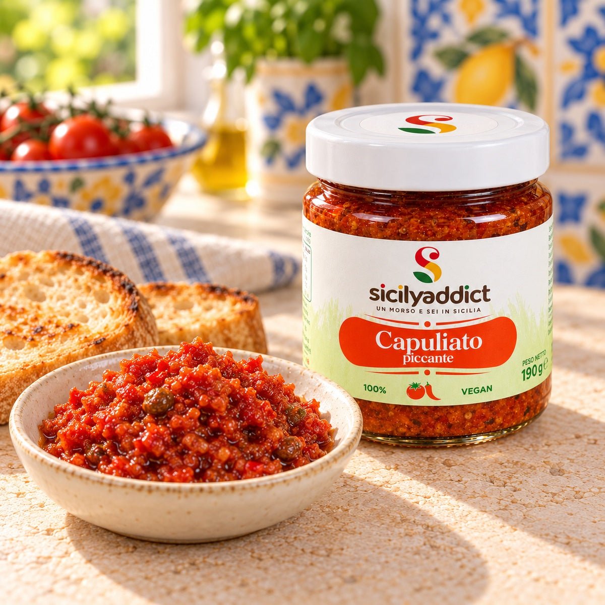 Capuliato piccante 190g - SicilyAddict