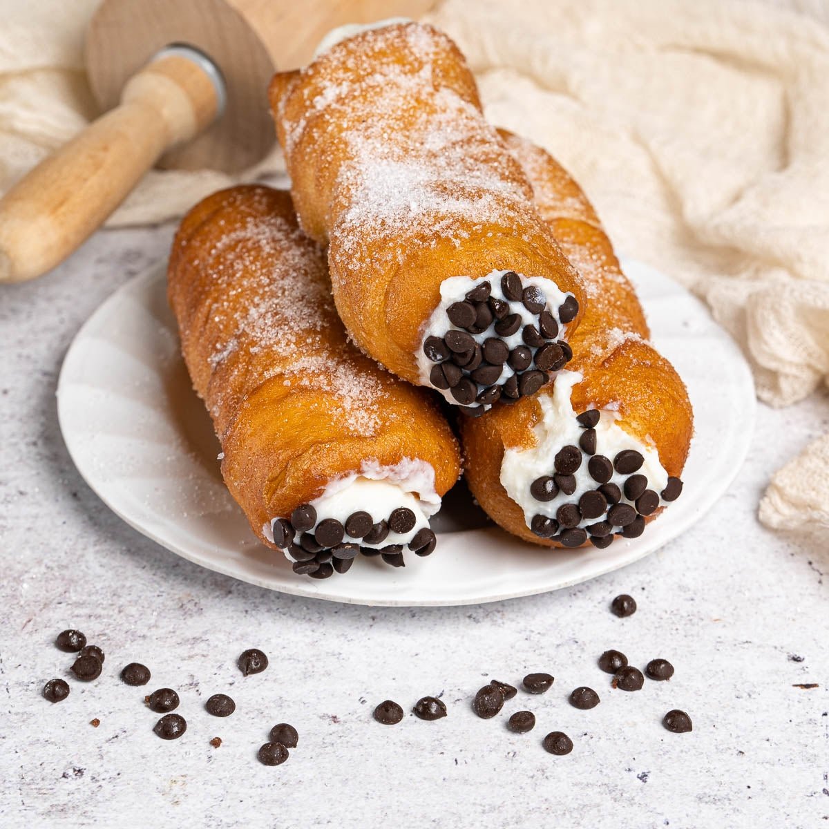 Sizilianische Cartocci mit Schafsricotta – 5 Stück