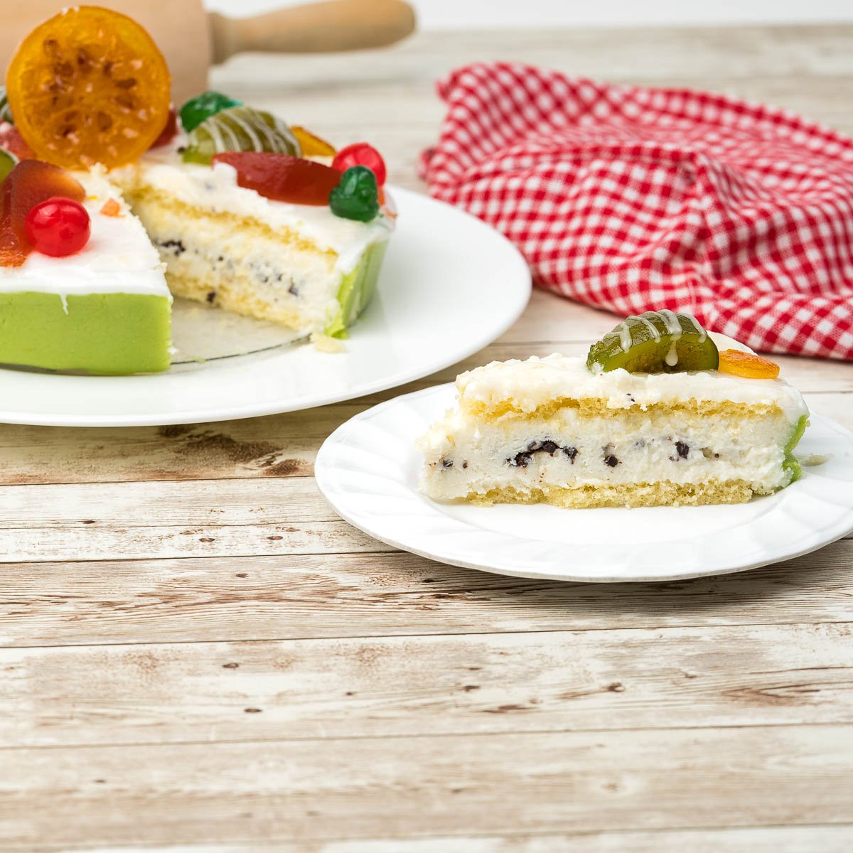 Sizilianische Cassata mit Ricotta & kandierten Früchten, 1 kg