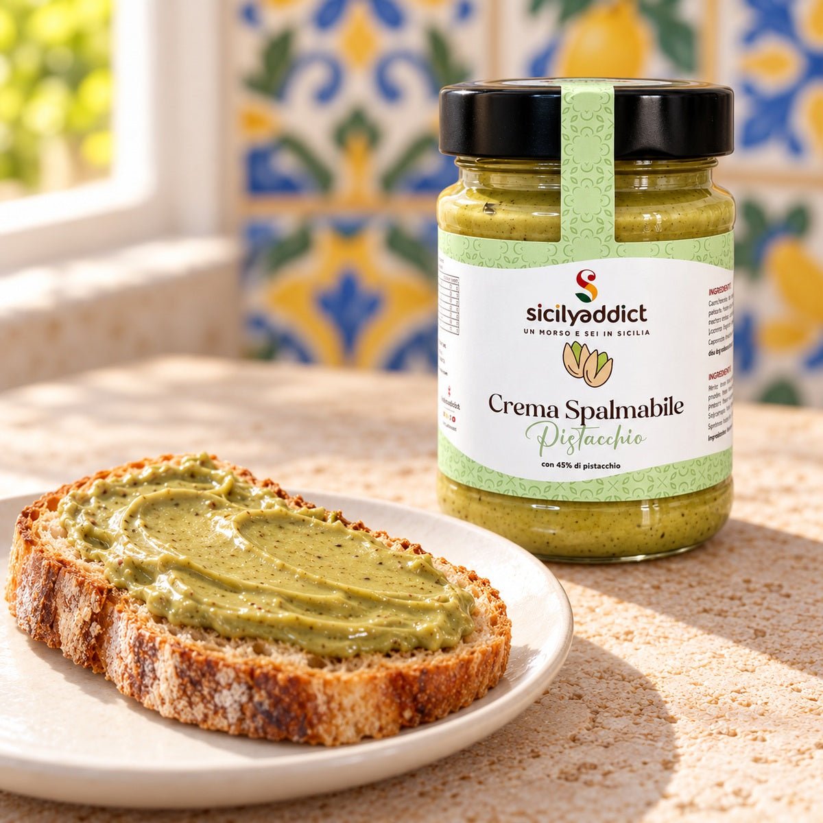 Crema al pistacchio - SicilyAddict