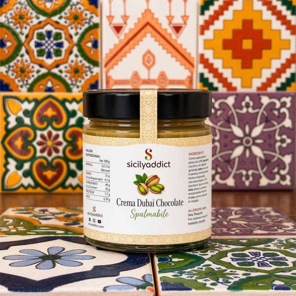 Crema Dubai Pistacchio e Kataifi - SicilyAddict