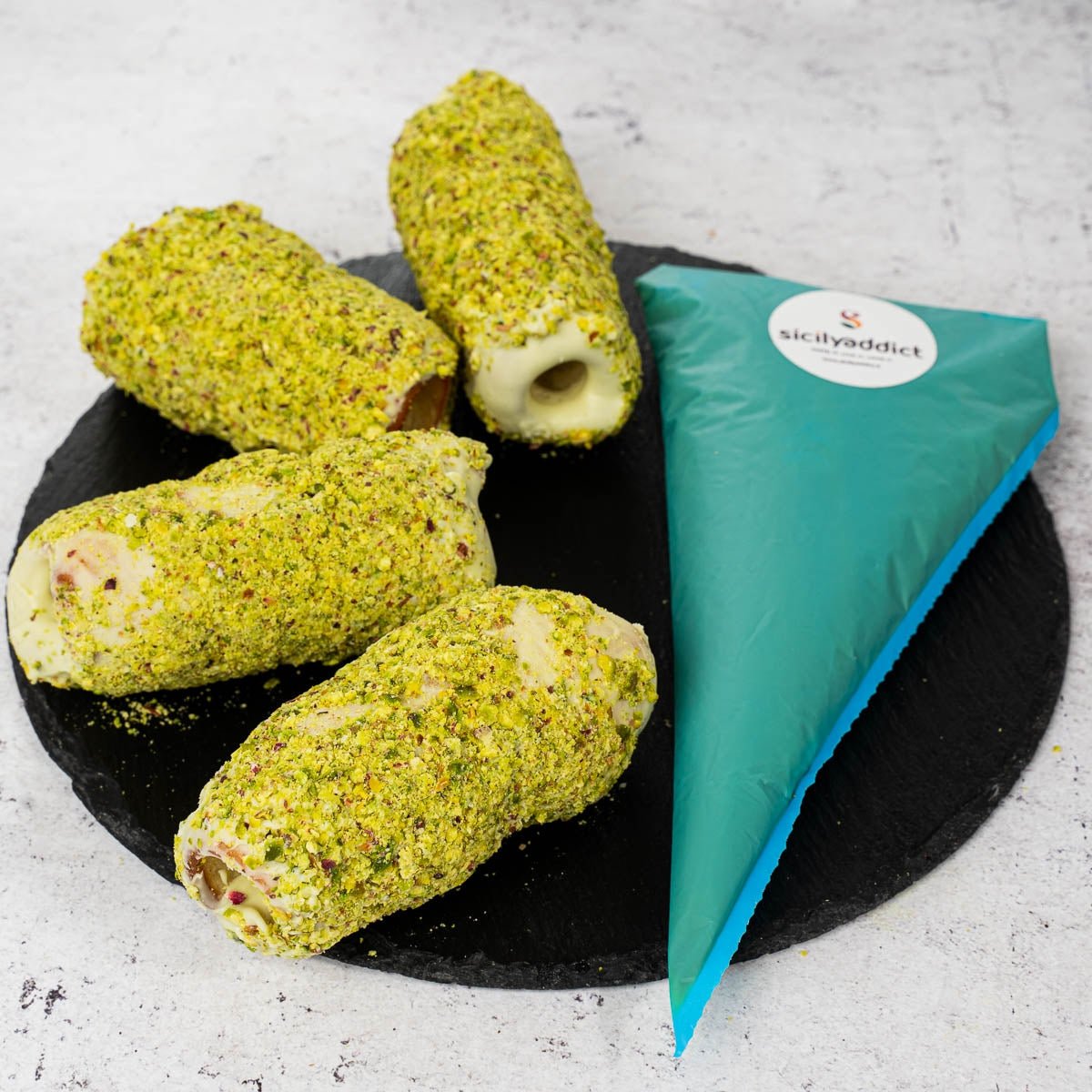 Cartocci-Set mit Pistaziencreme – 5 Stück