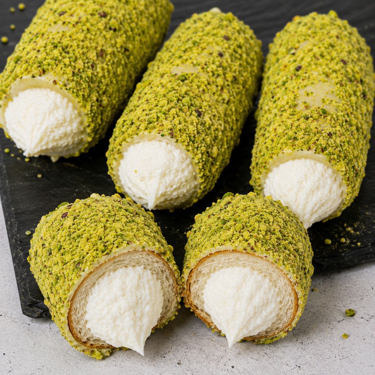 Cartocci-Set mit Pistaziencreme – 5 Stück