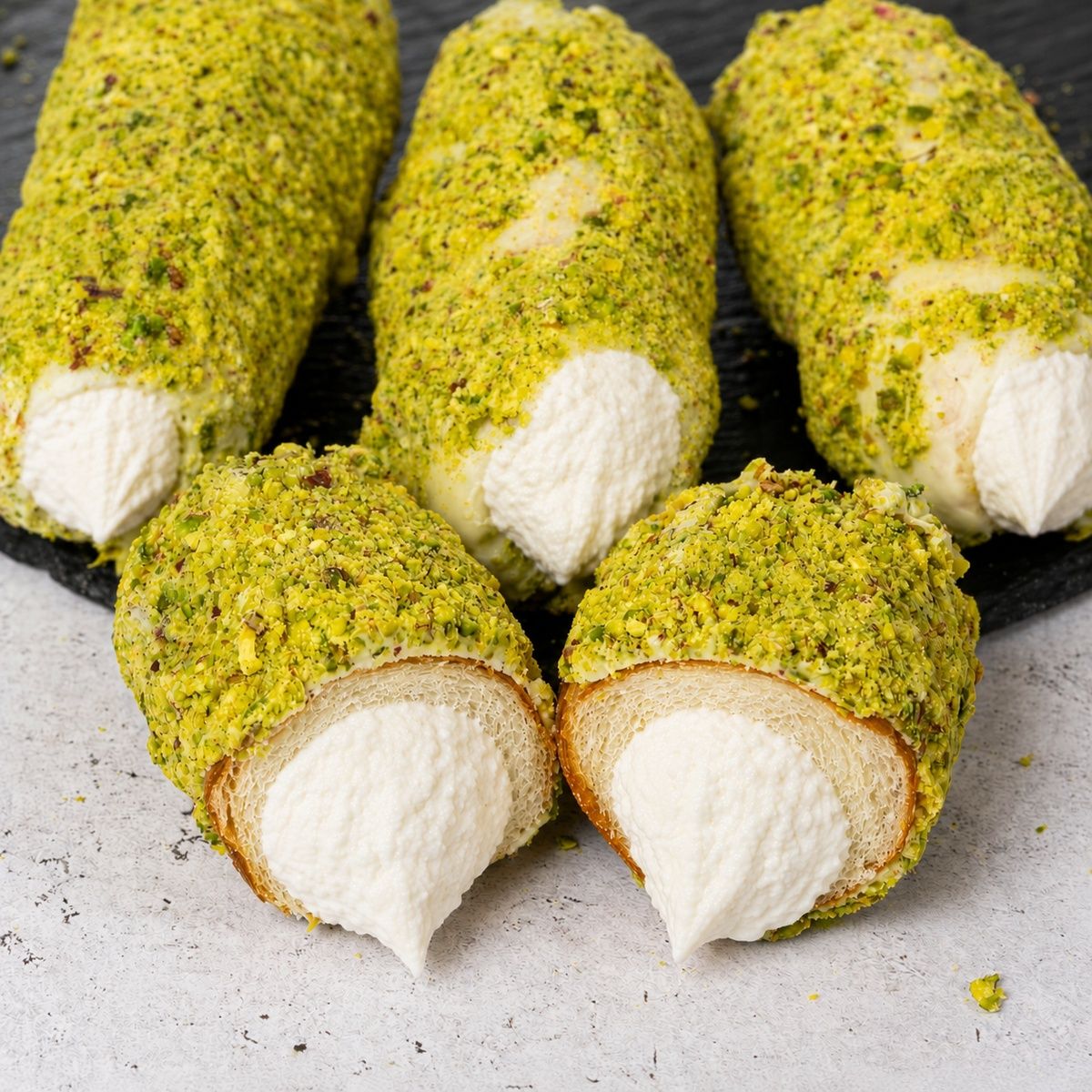 Cartocci-Set mit Pistaziencreme – 5 Stück