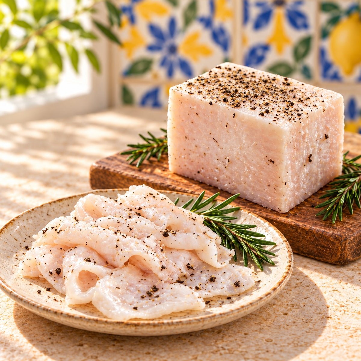 Lardo di suino nero dei Nebrodi con PEPE NERO - SicilyAddict