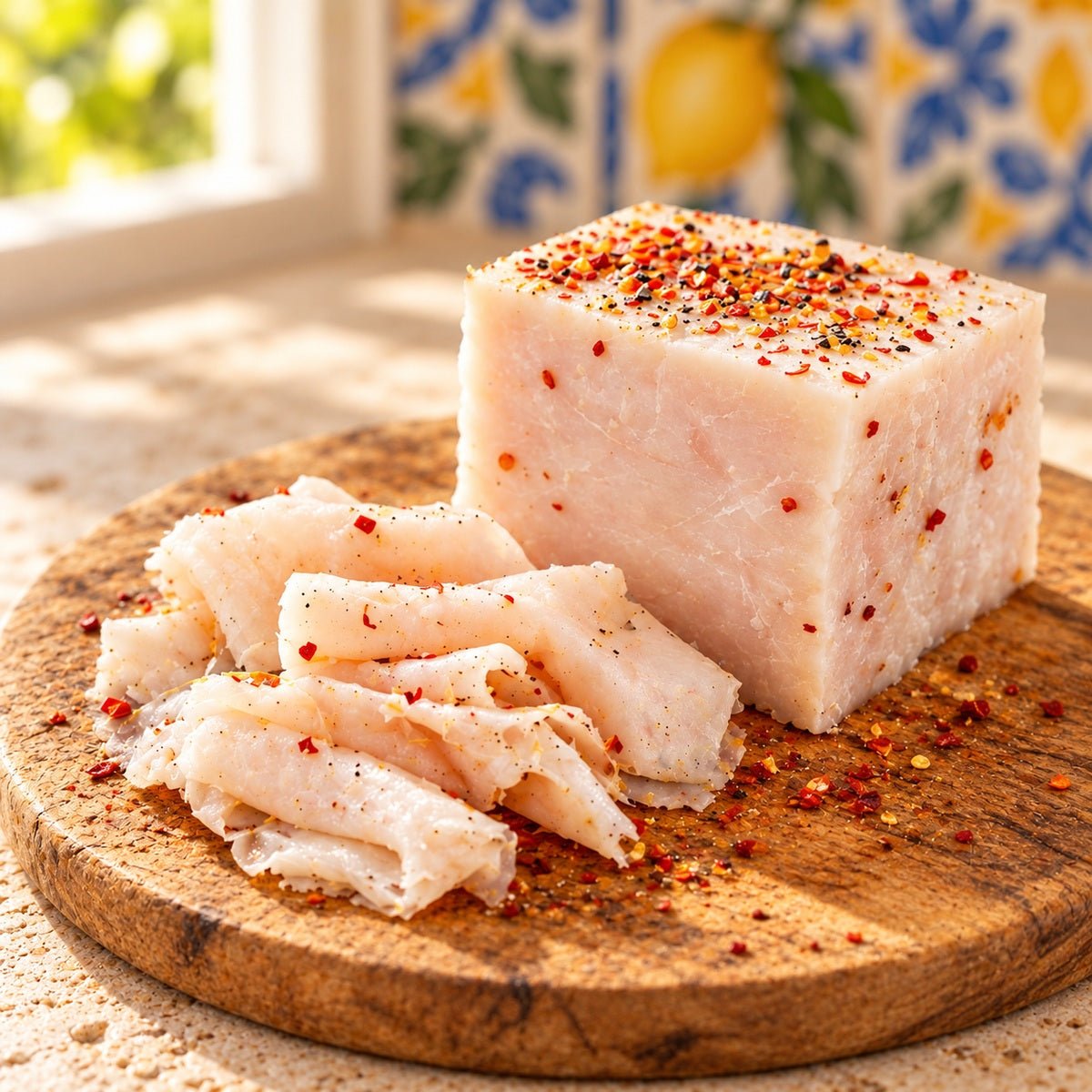 Lardo di suino nero dei Nebrodi con PEPERONCINO - SicilyAddict