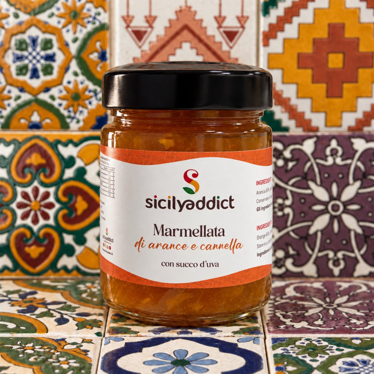 Marmellata Arancia e Cannella 240gr - SicilyAddict