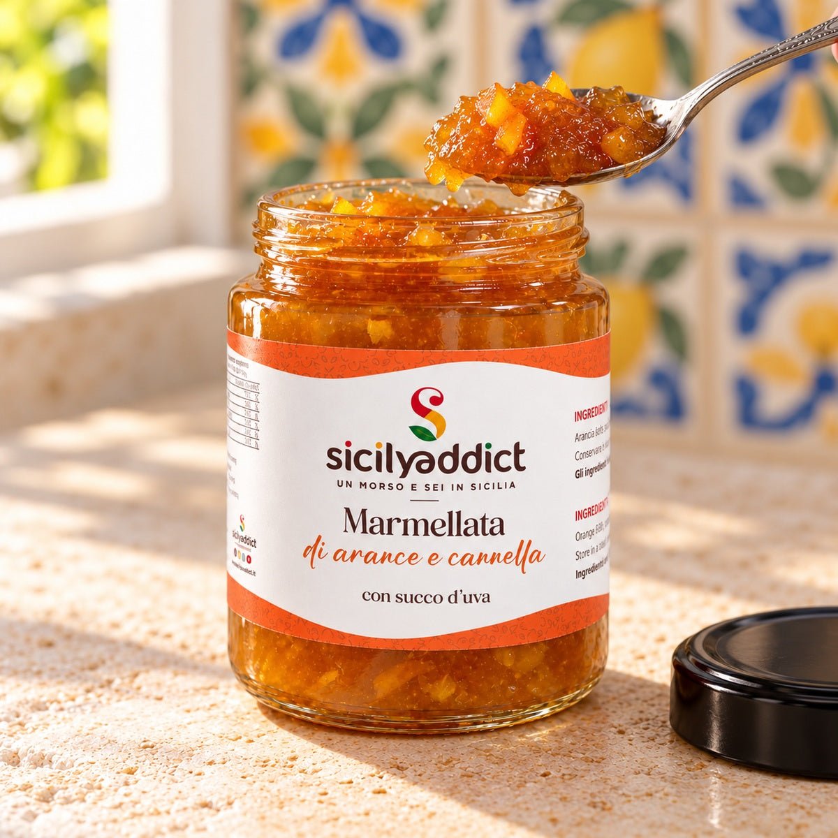 Marmellata Arancia e Cannella 240gr - SicilyAddict