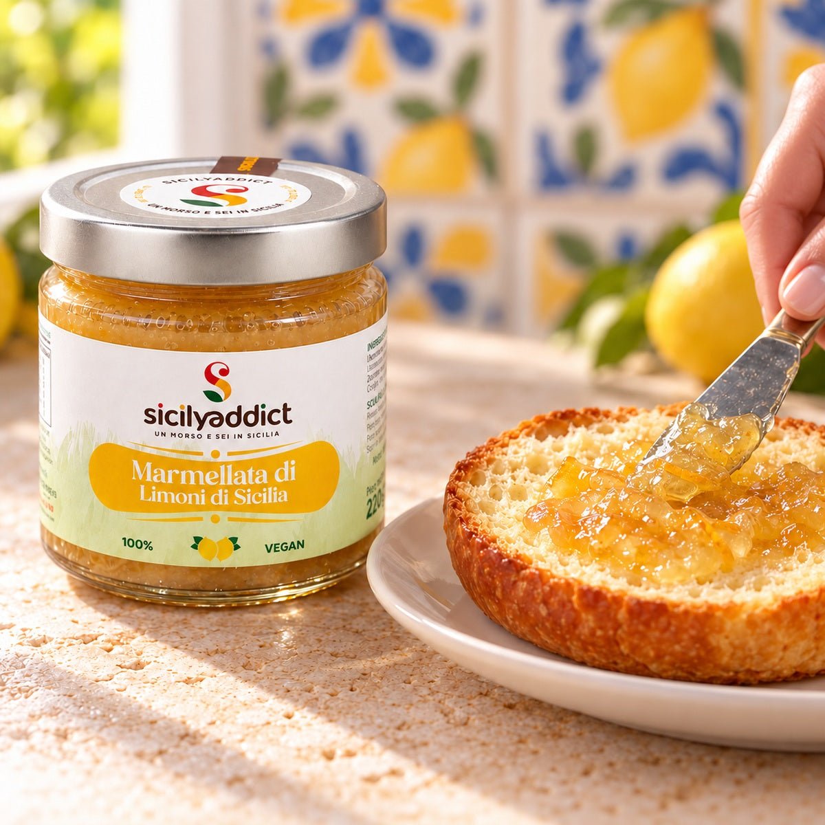 Marmellata di limoni di Sicilia 220g - SicilyAddict