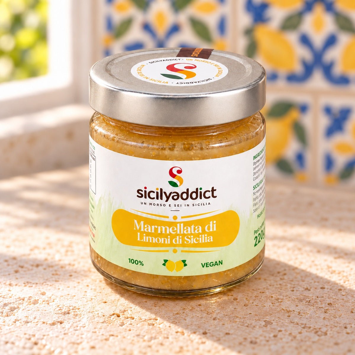 Marmellata di limoni di Sicilia 220g - SicilyAddict