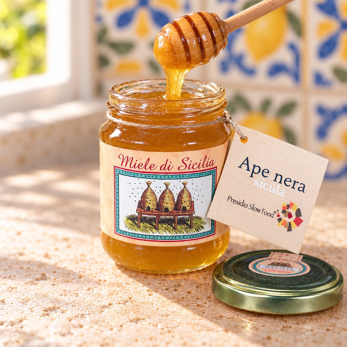 Miele di Arancio presidio Slow Food Ape Nera Sicula 250g - SicilyAddict