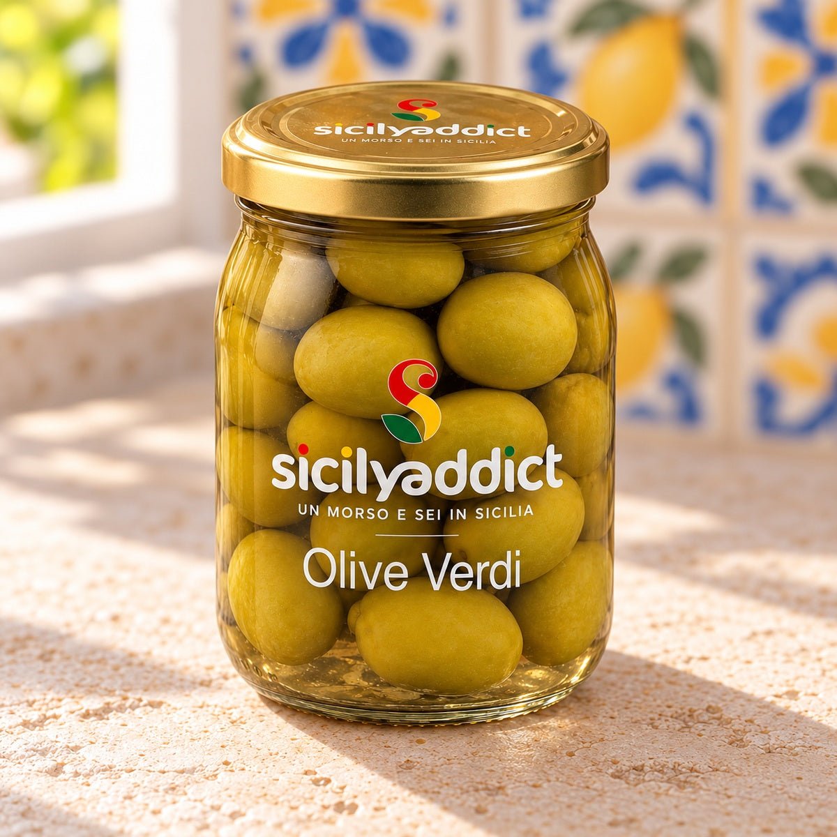 Olive verdi da cocktail 340g - SicilyAddict