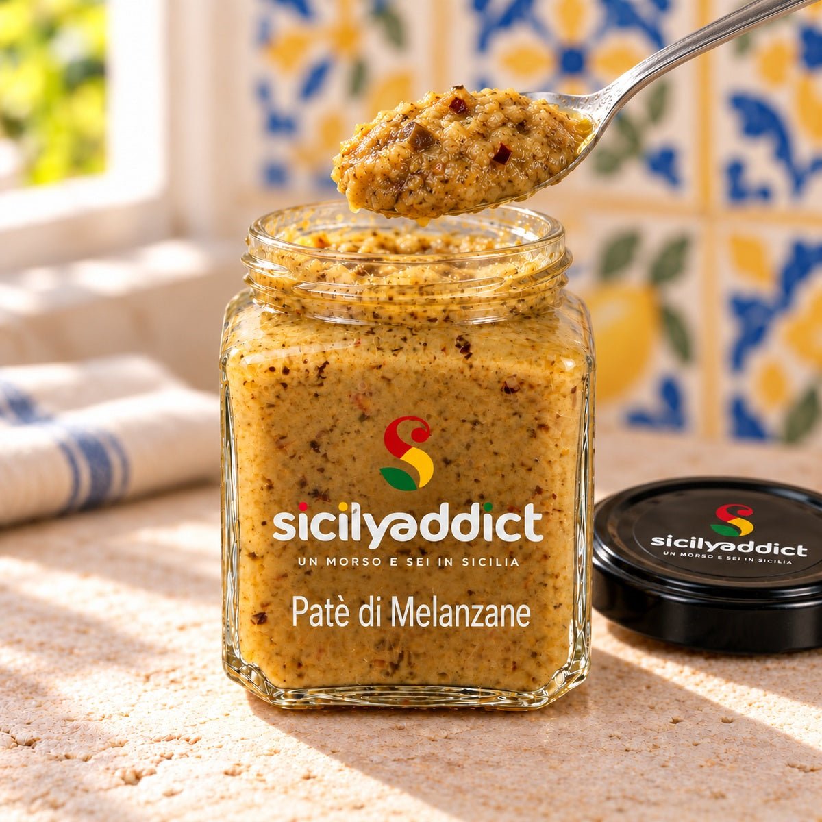 Patè di melanzane 180 g - SicilyAddict