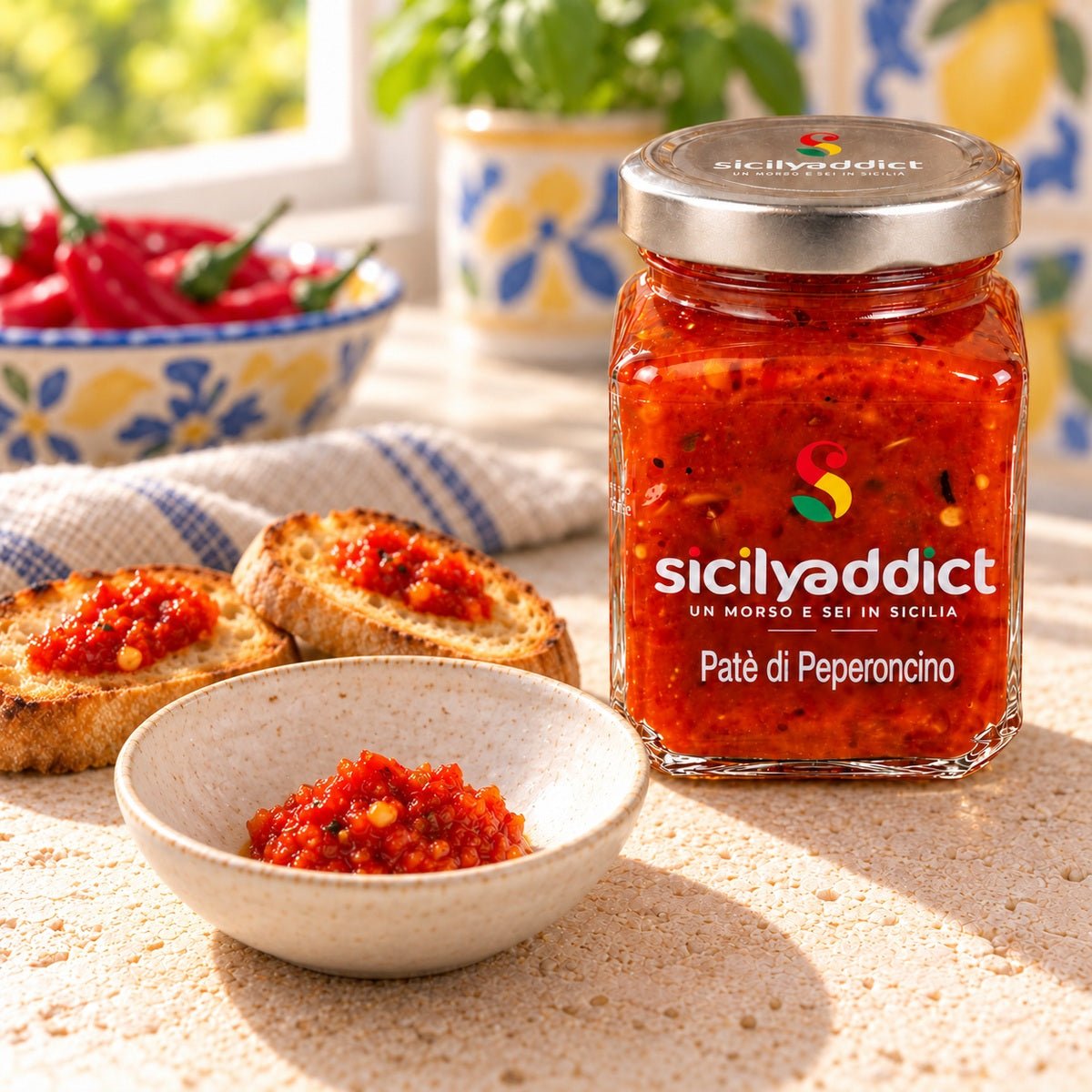 Patè di peperoncino 180 g - SicilyAddict