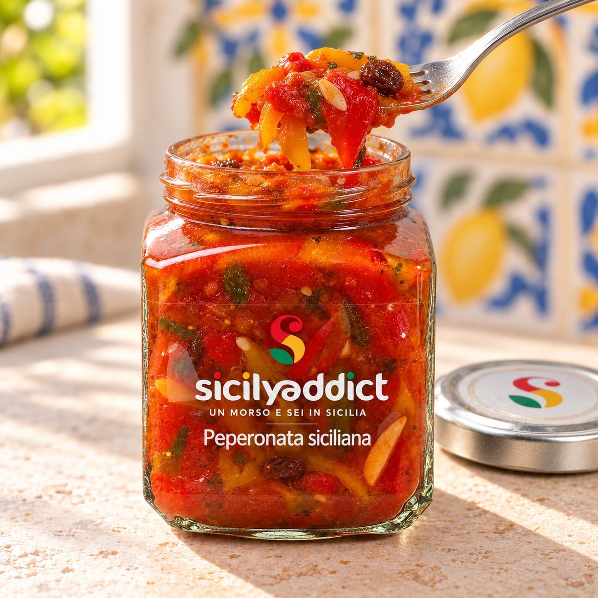 Peperonata siciliana 280 g - SicilyAddict