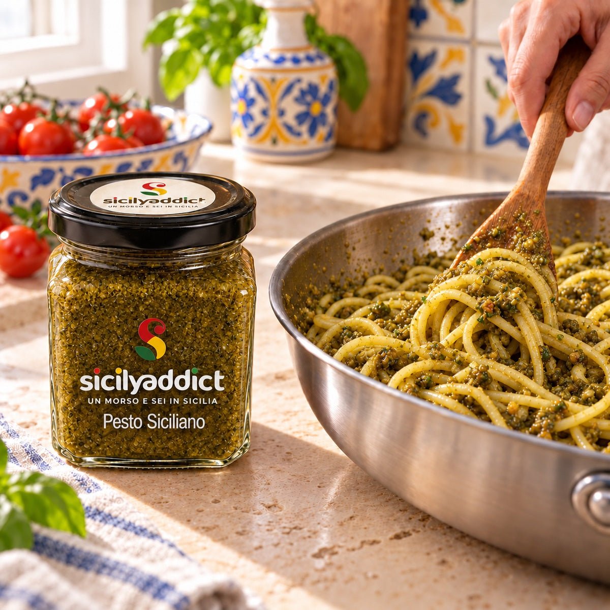 Pesto Siciliano 180 g - SicilyAddict