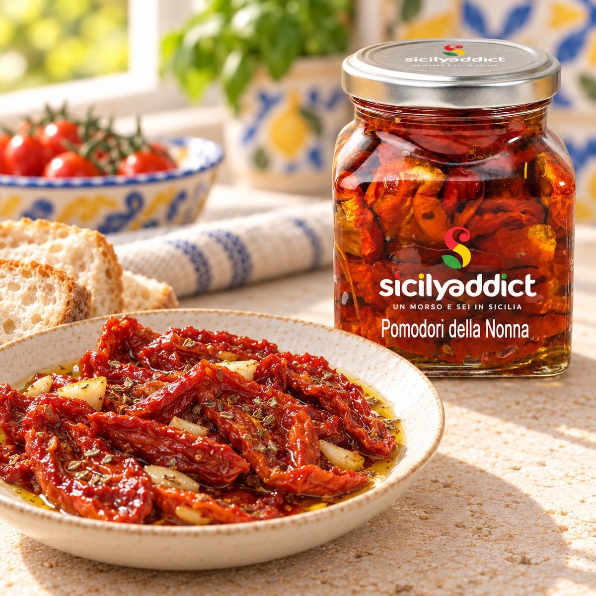 Pomodori sott'olio 280g - SicilyAddict