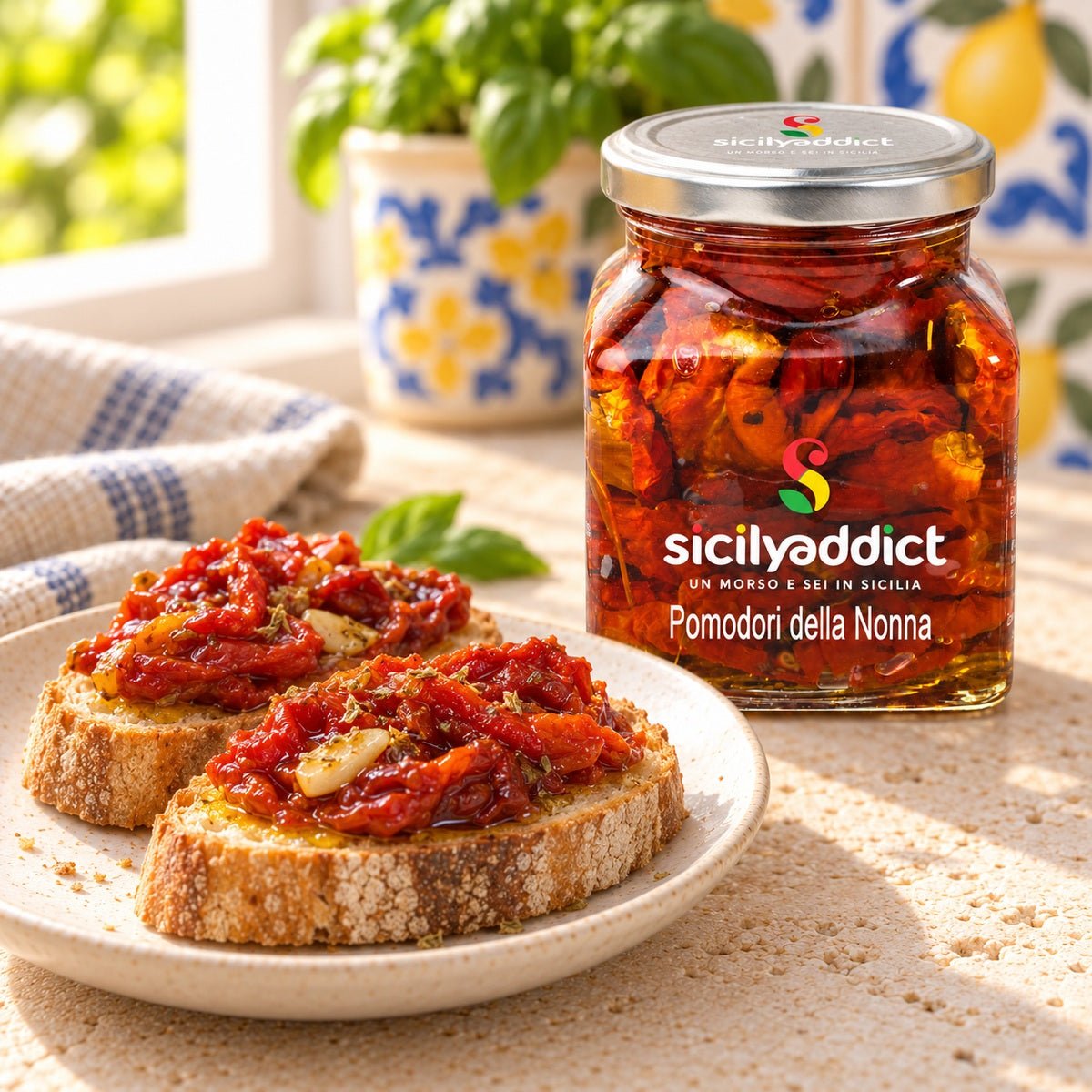 Pomodori sott'olio 280g - SicilyAddict