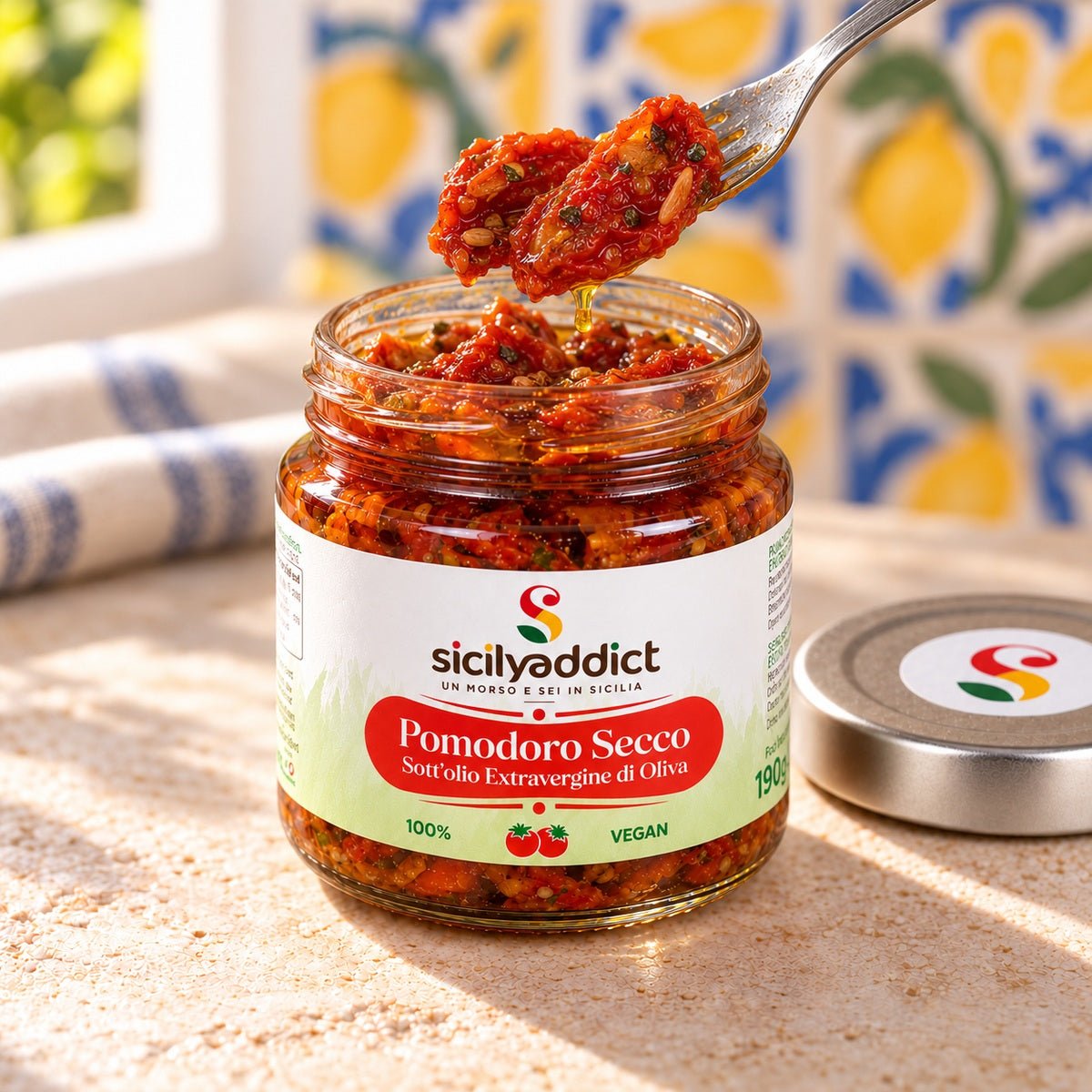 Pomodoro secco sott'olio 190g - SicilyAddict
