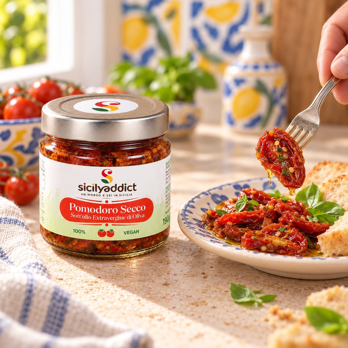 Pomodoro secco sott'olio 190g - SicilyAddict