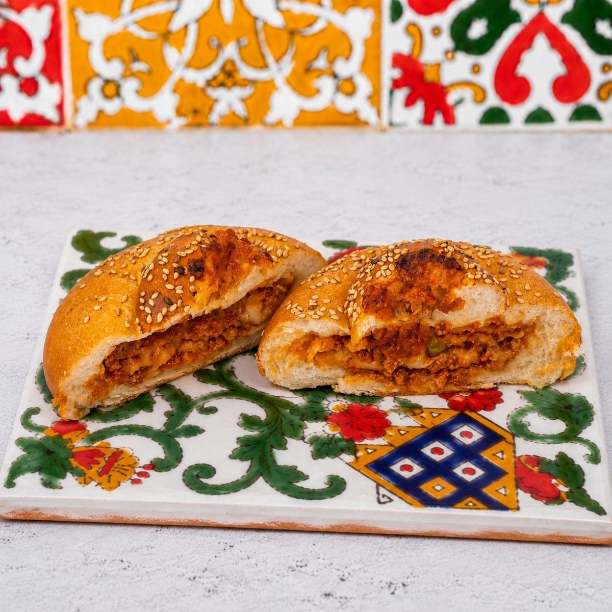 Ravazzata – gebackene sizilianische Teigtasche mit Ragù