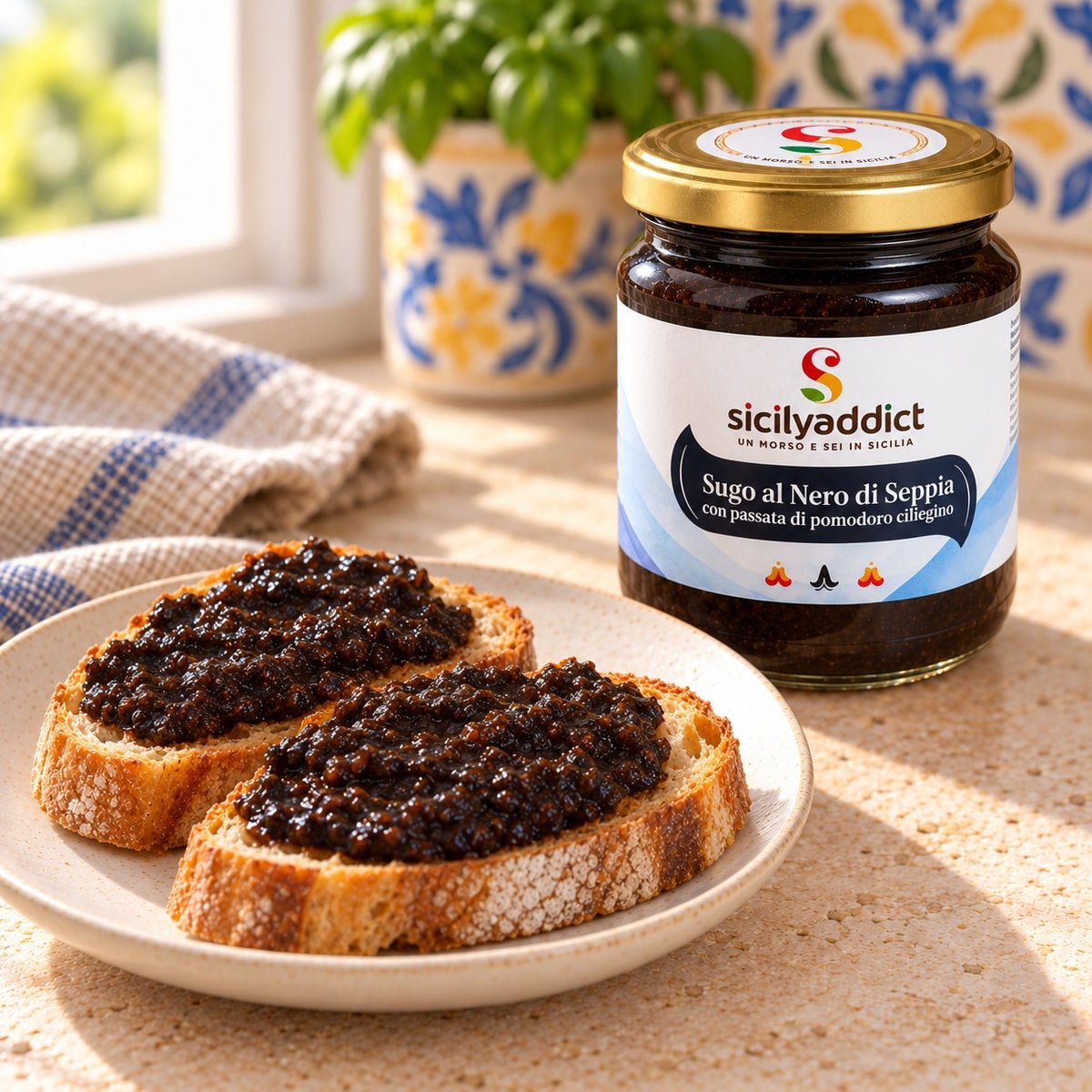 Sugo al nero di Seppia 190gr - SicilyAddict